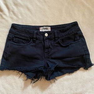 PINK VS Navy Blue Jean Shorts Size 0